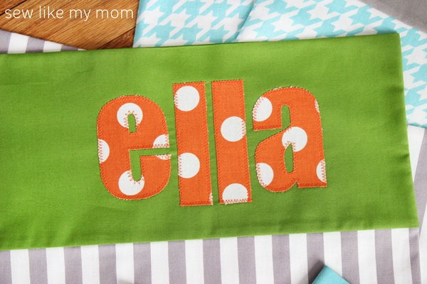 Sew Like My Mom | Applique Pillowcases