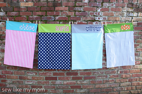 Sew Like My Mom | Applique Pillowcases