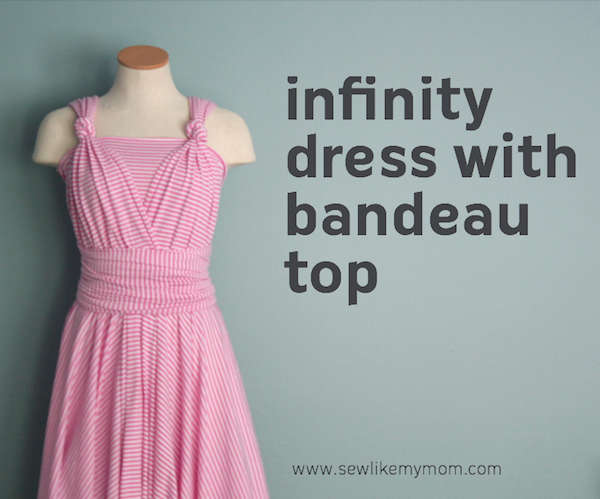 infinity dress tutorial with bra