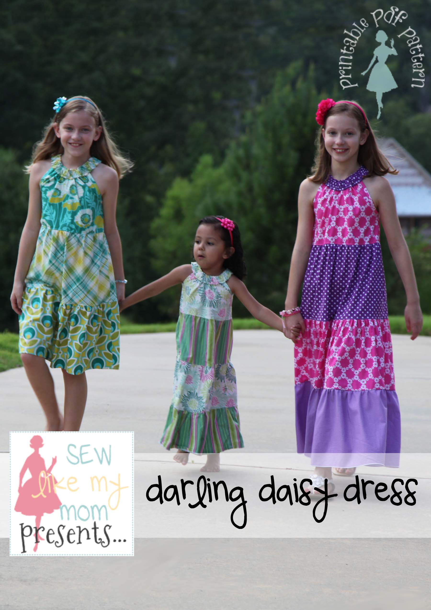 Sew Like My Mom | darling daisy dress pattern