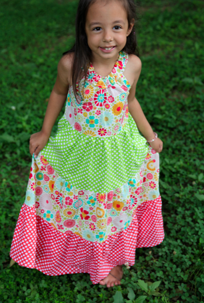 Daisy Dress Pattern and Simply Sweet Fabric - Sew Like My Mom