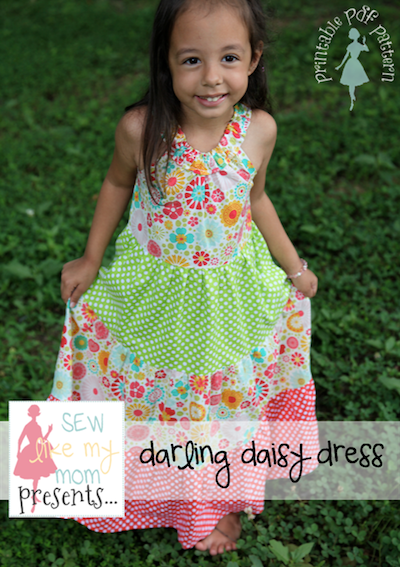 Sew Like My Mom | Darling Daisy Dress pattern