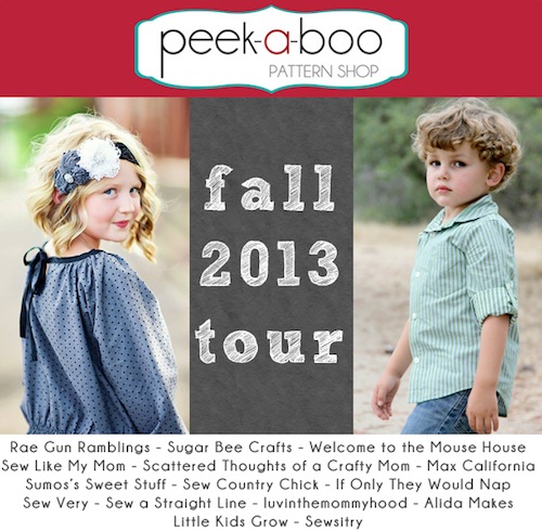 fall 2013 tour Peek-a-Boo Pattern Shop