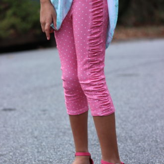 Sew Like My Mom Peony Leggings 6-16